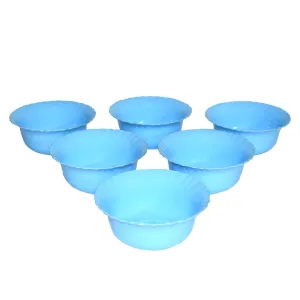 2398 plastic Handmade Katori Serving / Snacks Bowl (Set of 6)