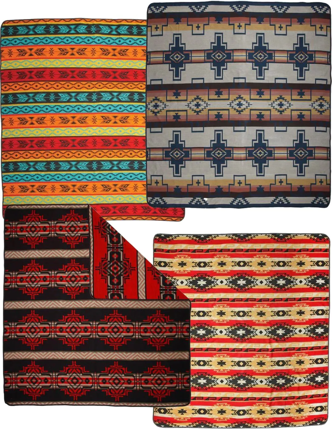 4 Southwest Style King Size Bedspreads!  Only $33.00 ea.