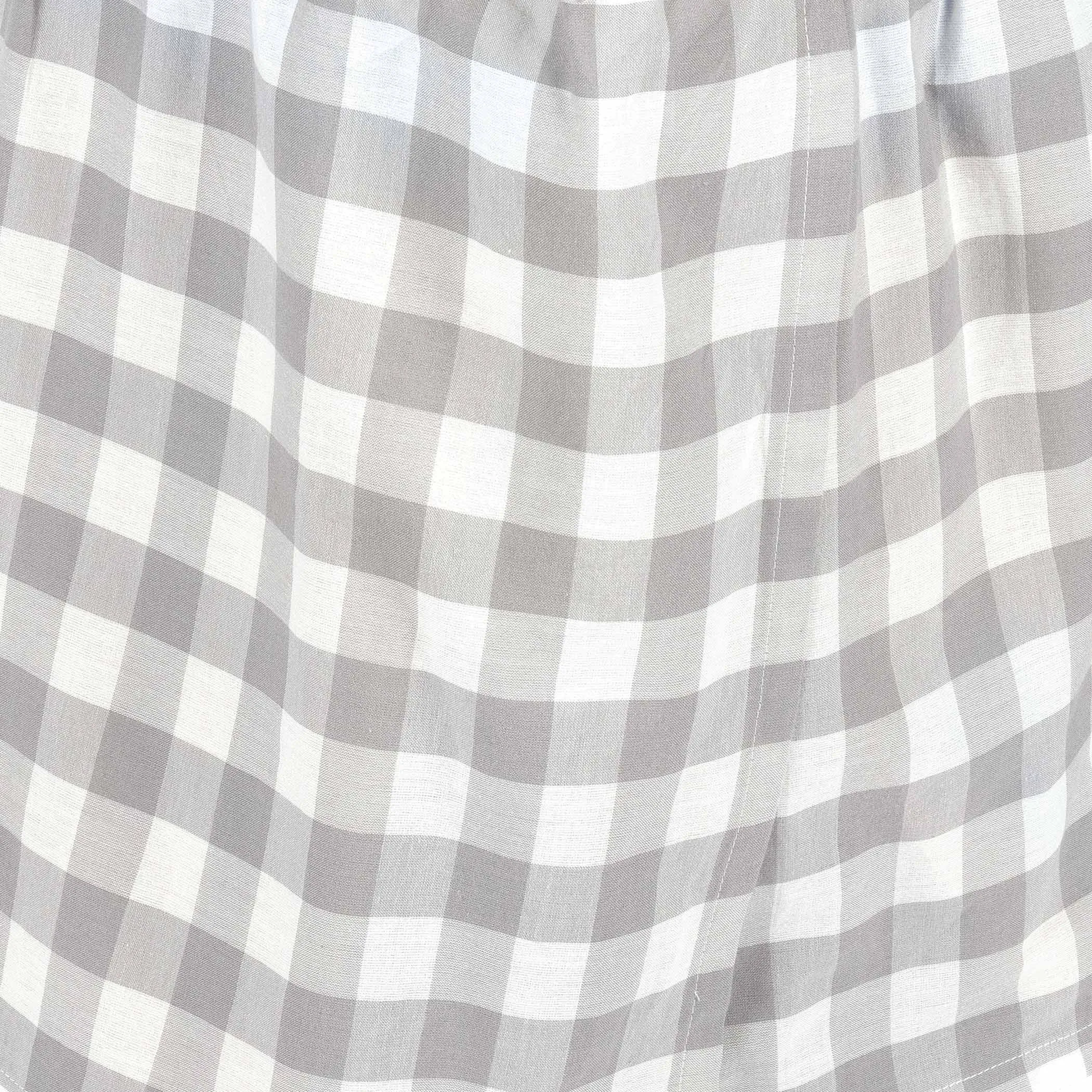 Annie Grey Buffalo Check Bed Skirt