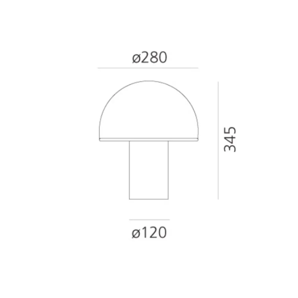 Artemide Onfale Medio table lamp white