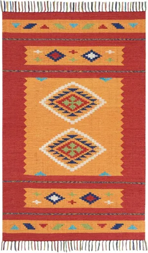 Baja BAJ02 Yellow/Red Rug