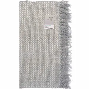 Bamboo Style Recycled Rug - Grey