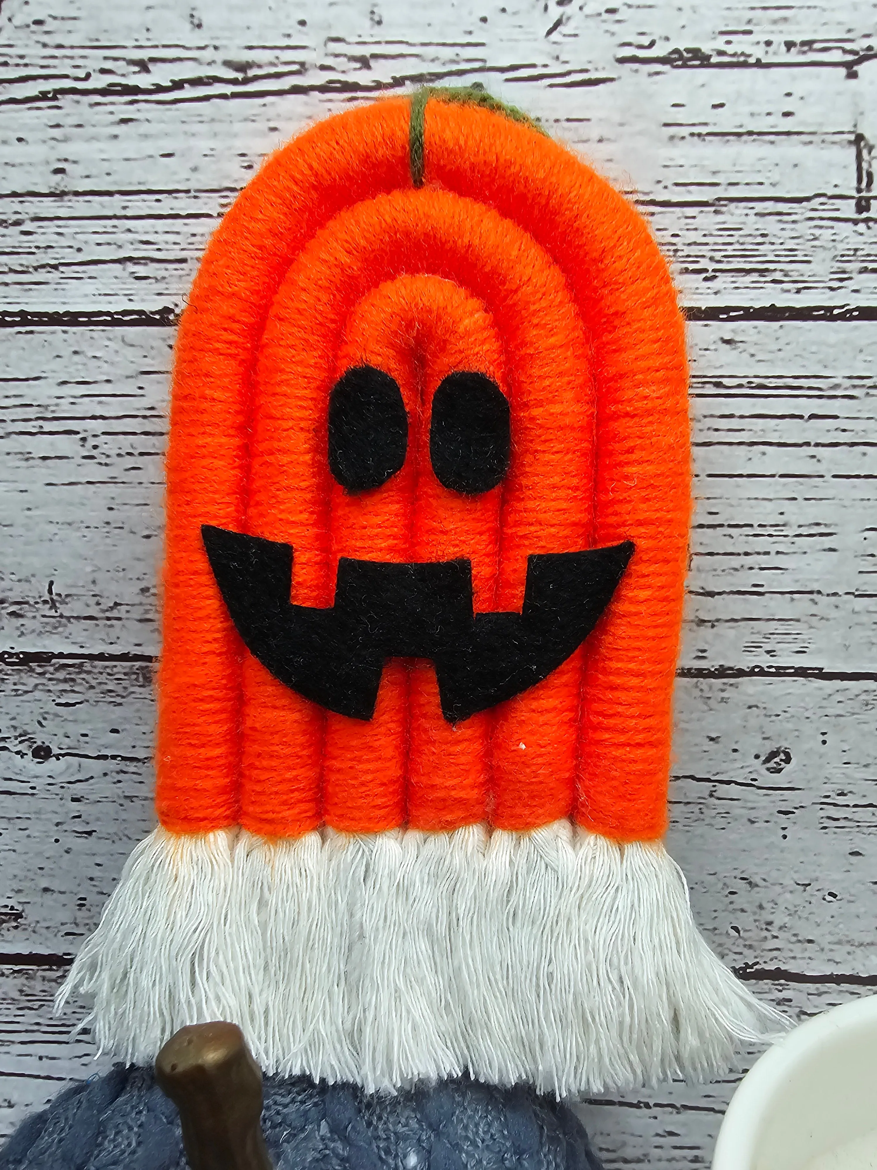 Boo Halloween macrame ghost | macrame ghost | cute Halloween decor | spooky season