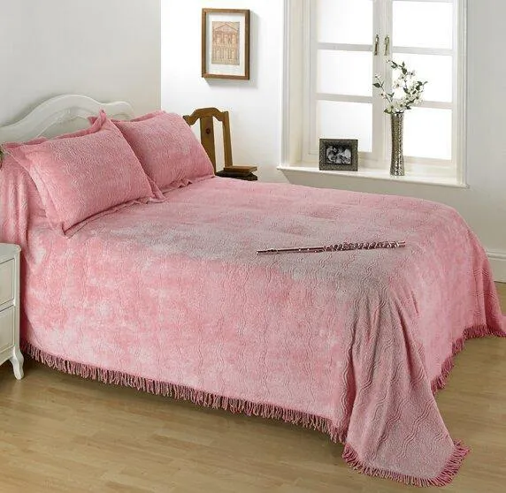 Candlewick Bedspread Geneva - Dusky Pink