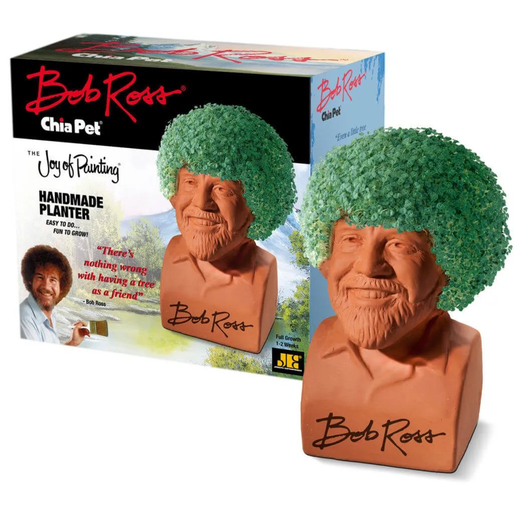 Chia Pet Planter - Bob Ross