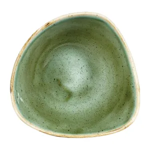 Churchill Stonecast Triangular Bowls Samphire Green 153mm (Pack of 12)