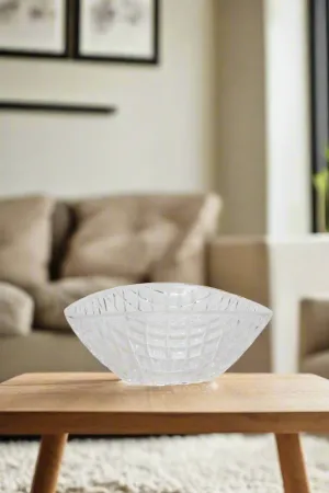 Clear Glass Serving Bowl