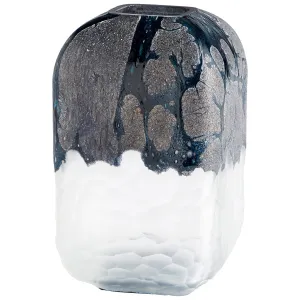 Cyan Design 10900 Bosco Vase - Blue And White - Small