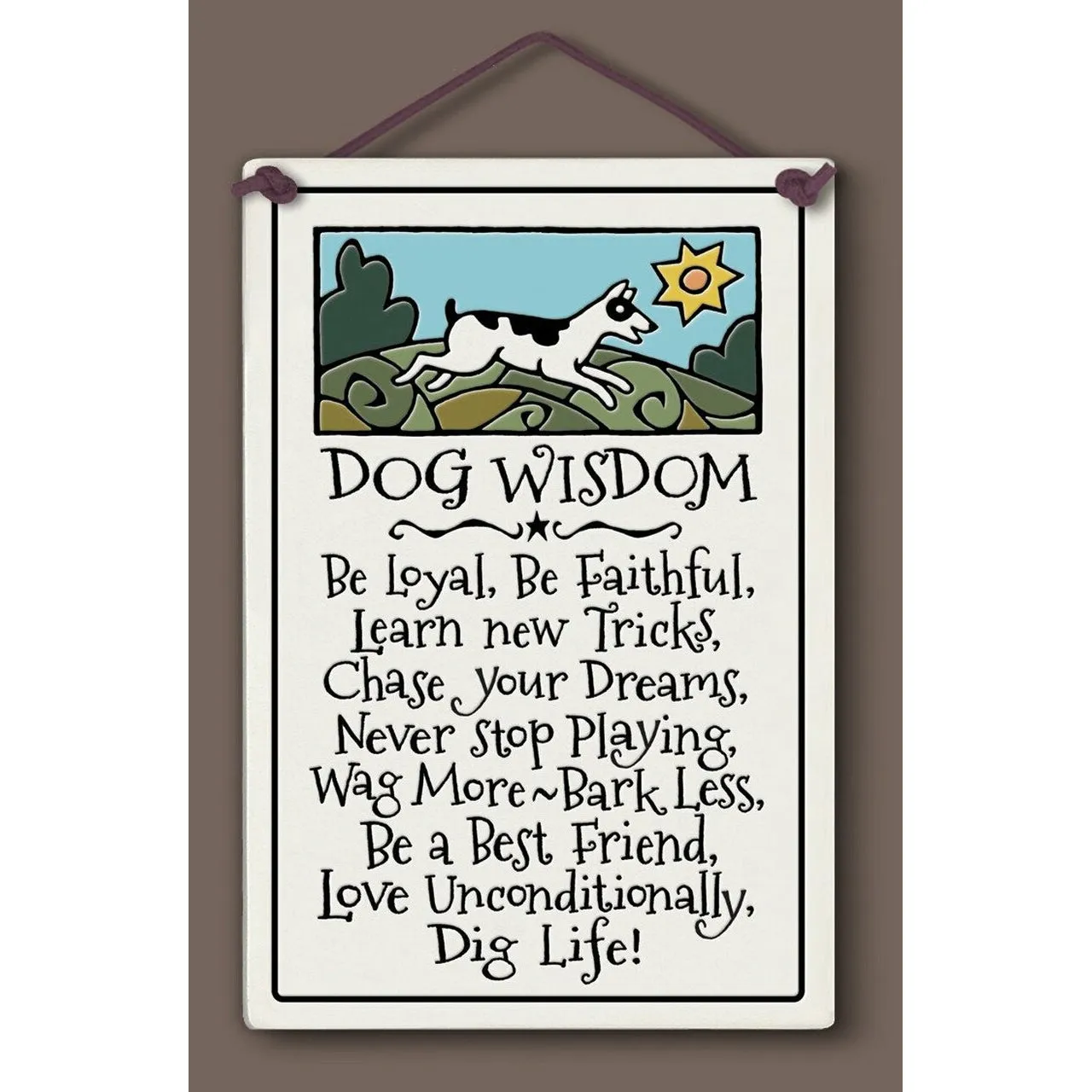 Dog Wisdom Wall Art