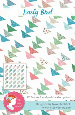 Early Bird Quilt Pattern by Nova Birchfield | It's Sew Emma