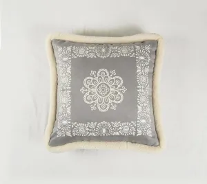 Grey, cushion cover, printed pillow, nordic style, scandinavian pillow, 16X16 inches