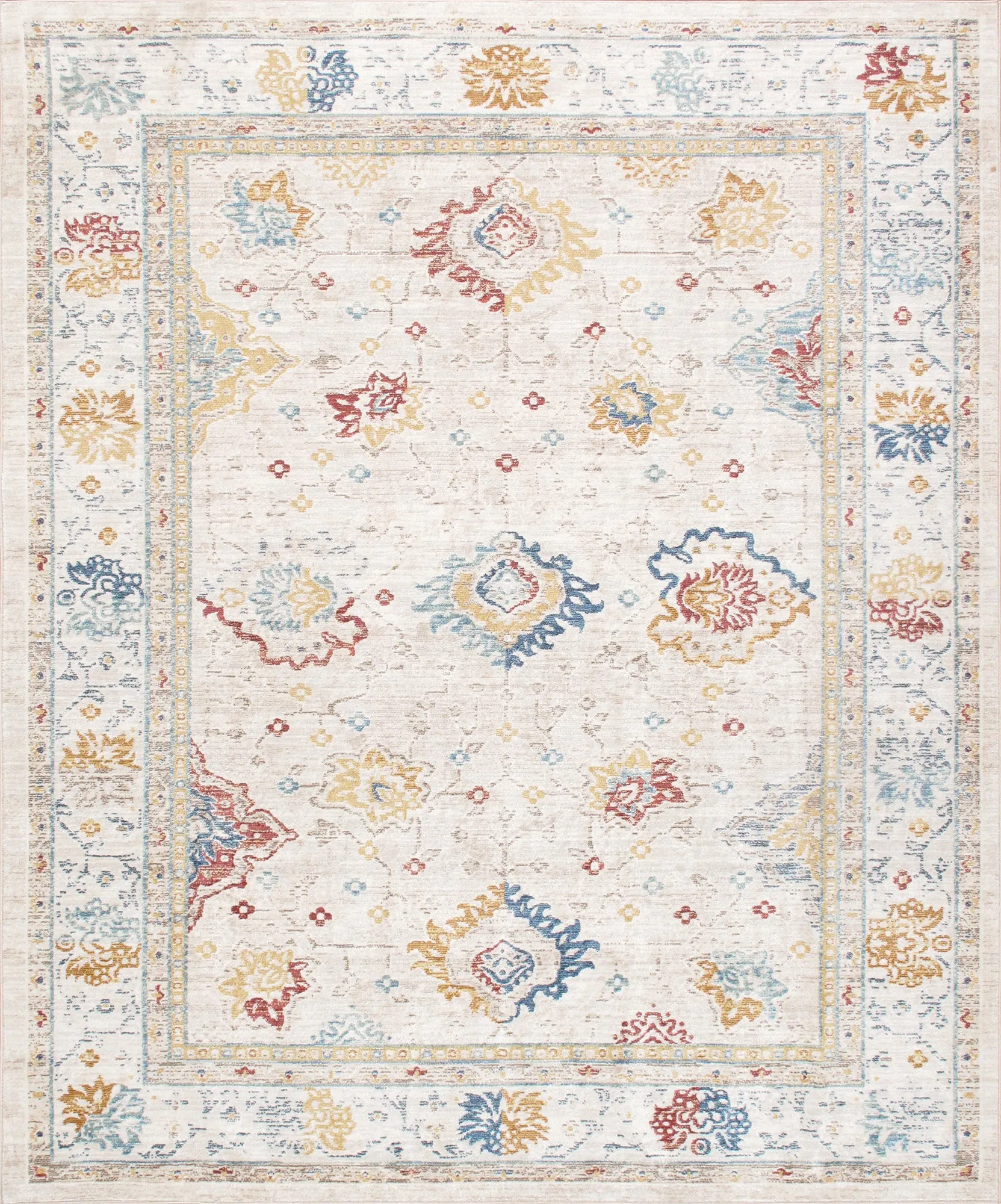 Heritage Design Power Loom Beige Area Rug-12' 0" X 15' 0"