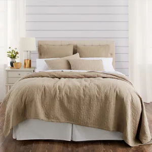 Indiana Taupe Quilt - Queen