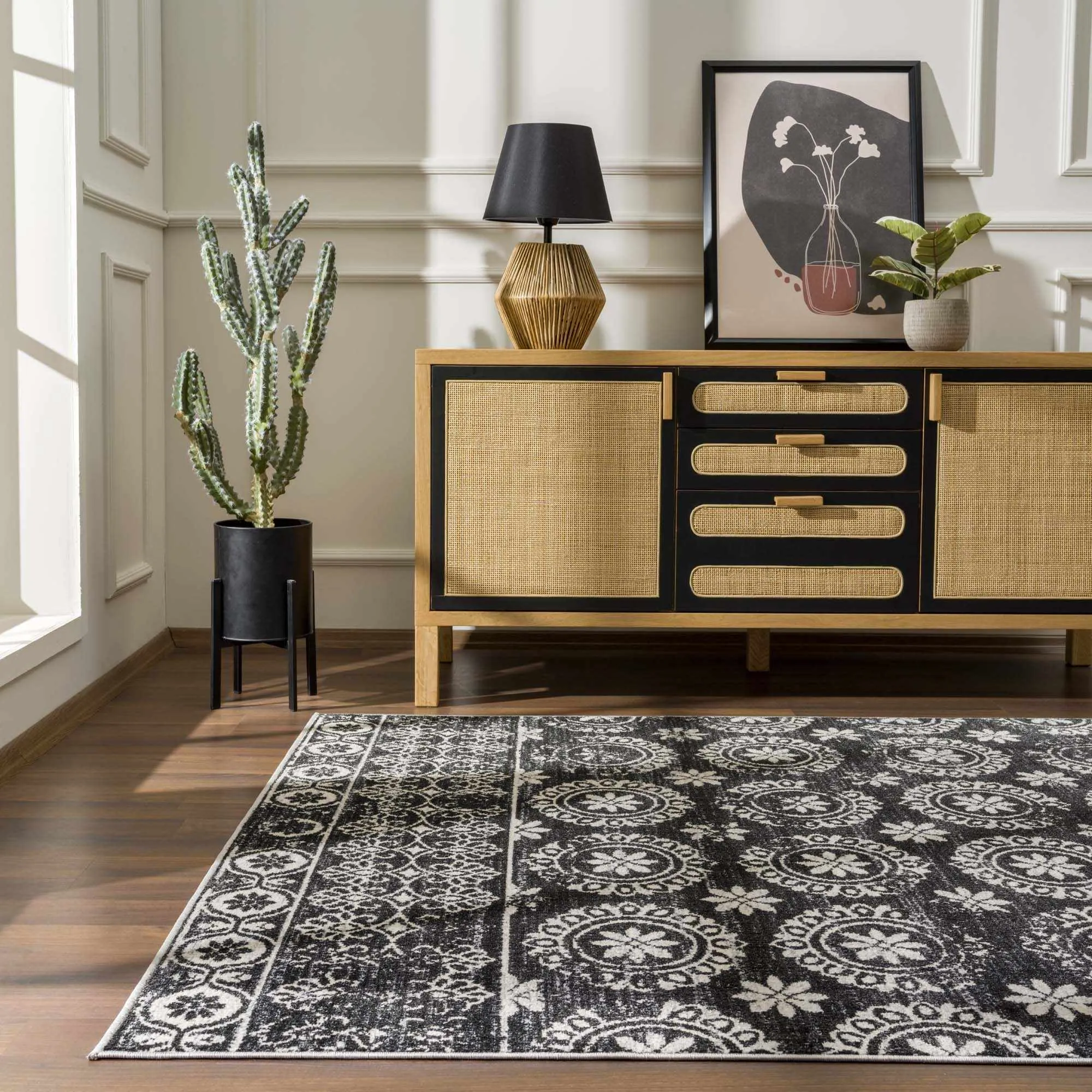 Kahramankazan Washable Area Rug