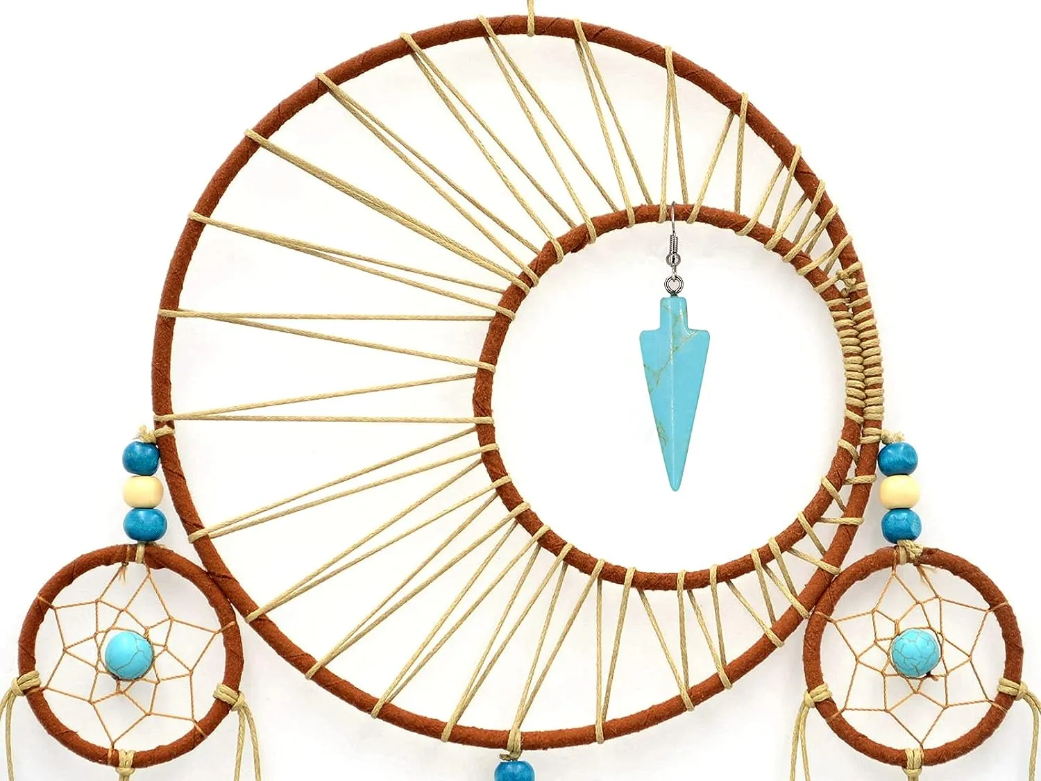 Large Dream Catchers for Bedroom, Boho Turquoise Hanging Ornament