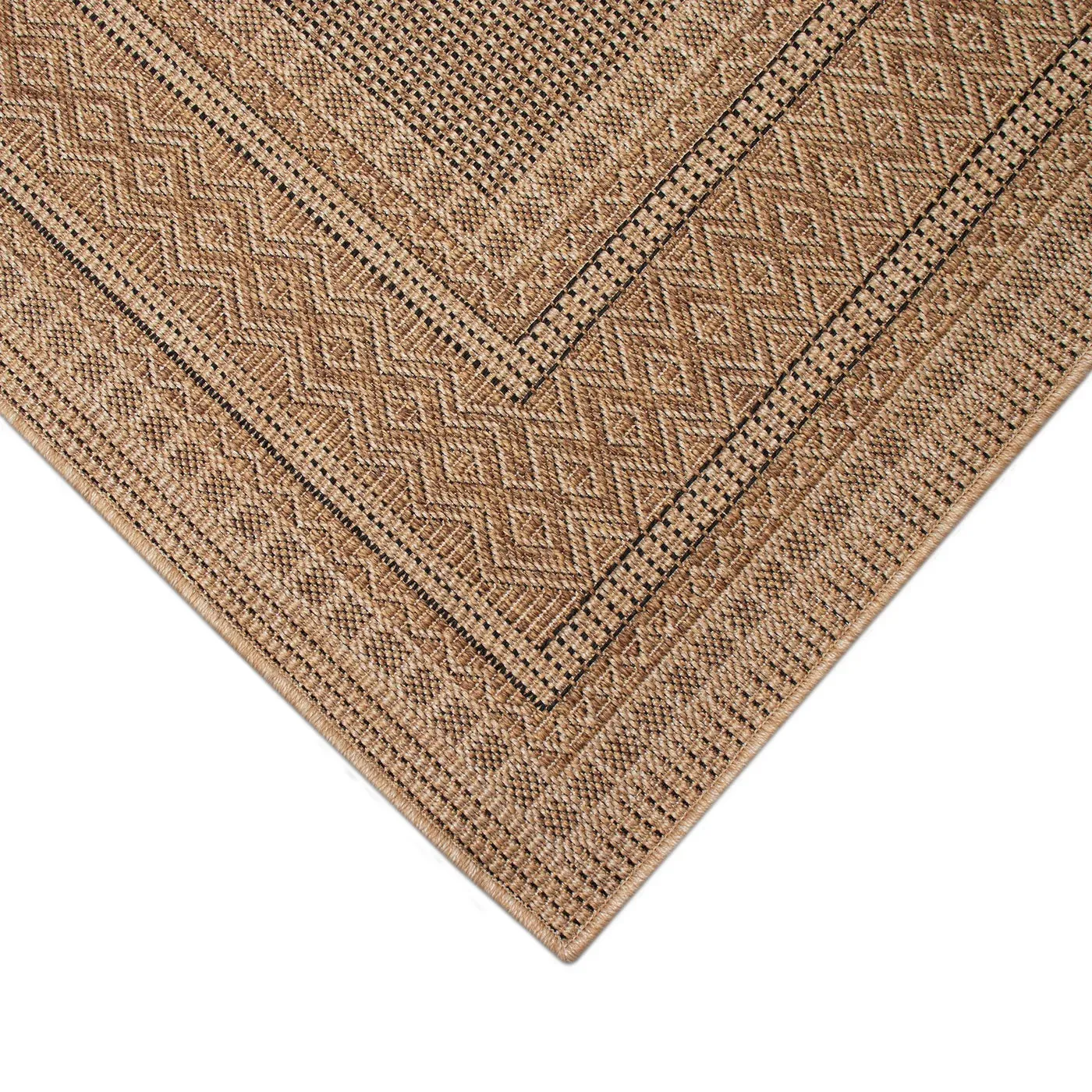 Liora Manne Monterey Diamond Border Indoor/Outdoor Rug - Local Pickup