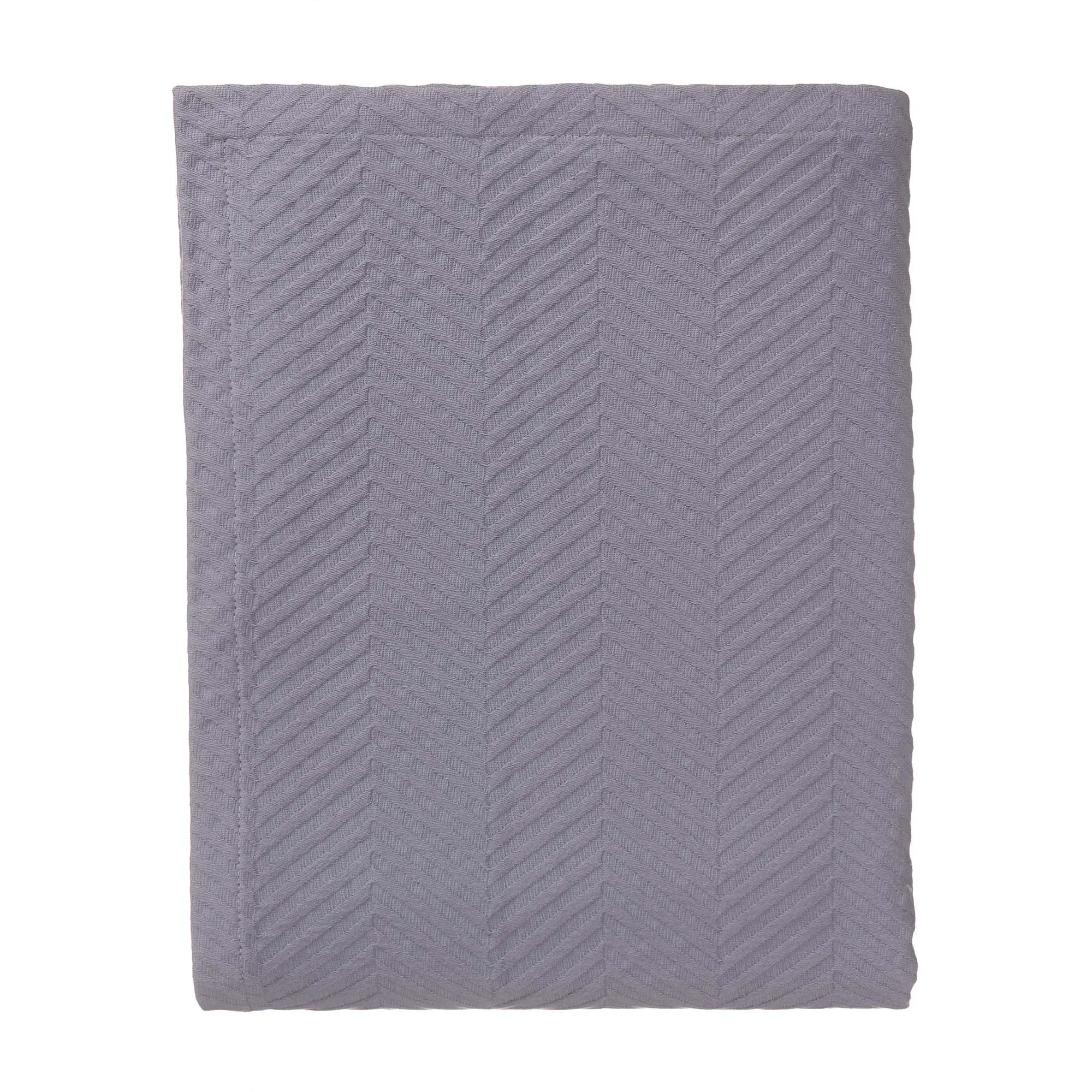 Lixa Cotton Bedspread [Pigeon Blue]