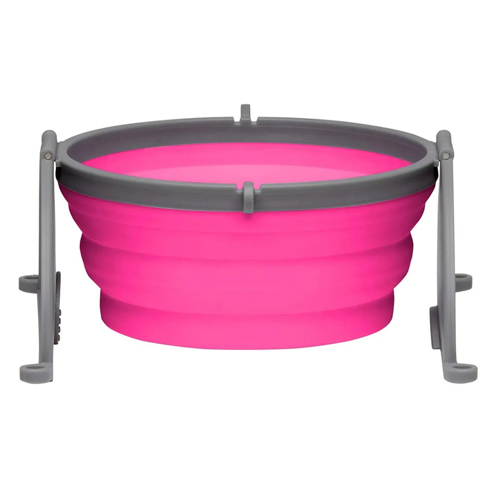 Loving Pets Pink Bella Travel Bowl