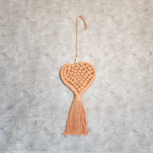 Macrame Door hanger Honey Heart