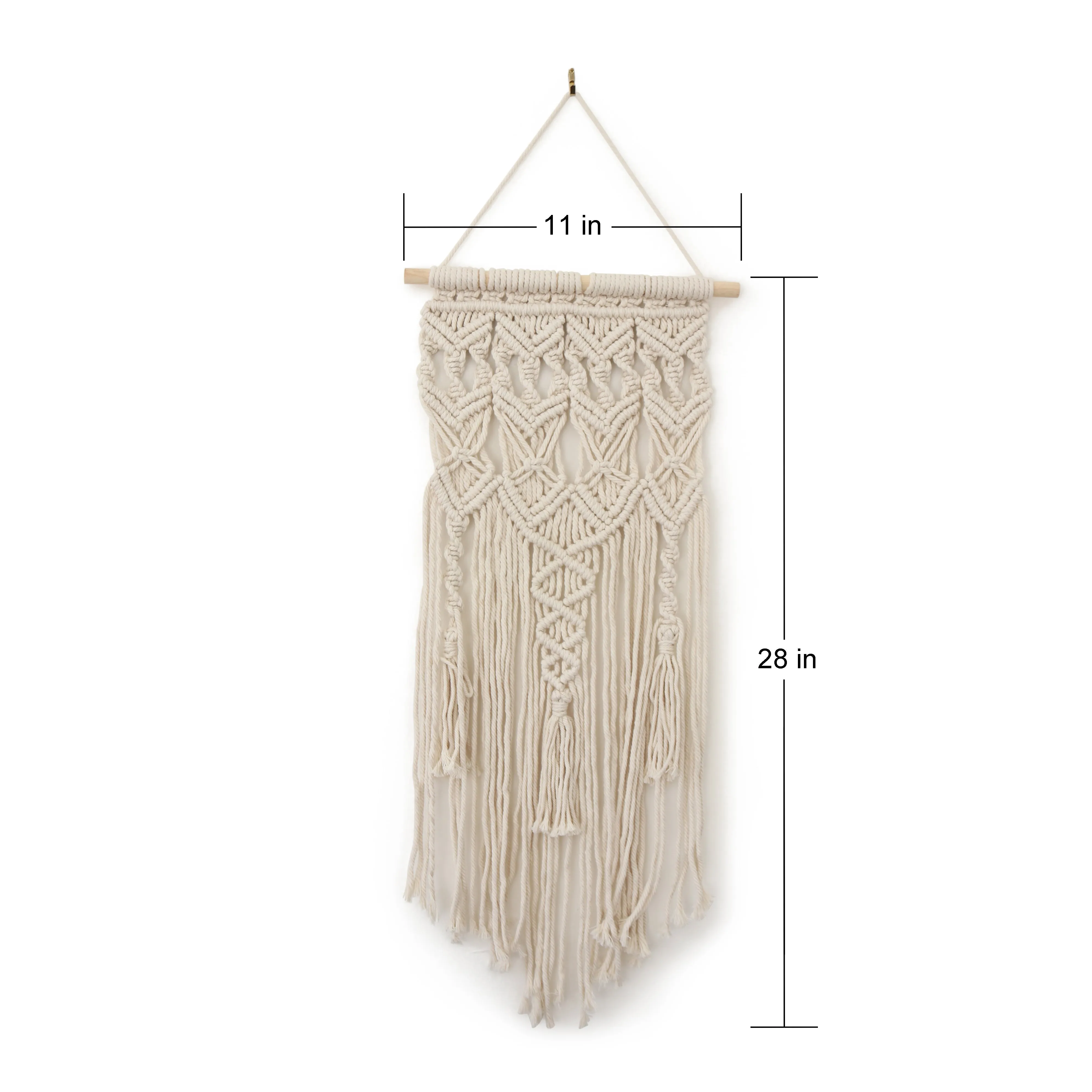 Macrame Wall Hanging Boho Tapestry Moon Woven Bohemian Wall Decor