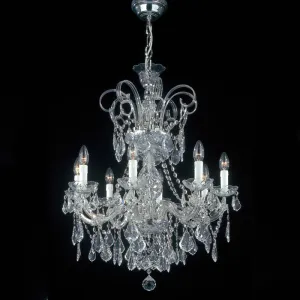 Maria Theresa 8 Light Scholer Crystal Chandelier From Italy