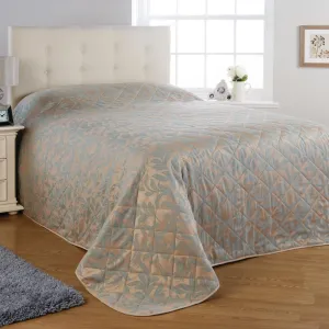 Mitre Essentials Kensington Bedspread Duck Egg Double - GW227