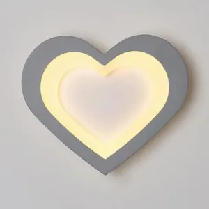 Modern Integrated LED Cartoon Wall Light - Simple Acrylic, White