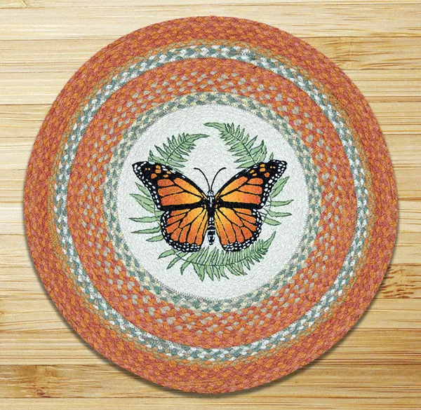 Monarch Round Patch Rug