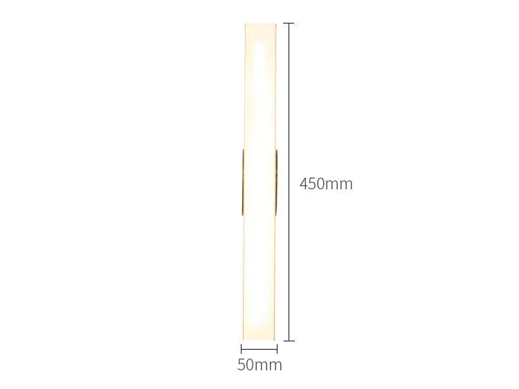 Nordic Luxury Simple Creative Modern Background Wall Corridor Copper Wall Lamp