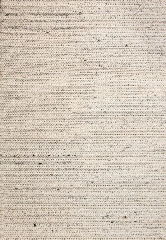 Ola Braid 290 x 200 cm New Zealand Wool Rug - Speckled Grey