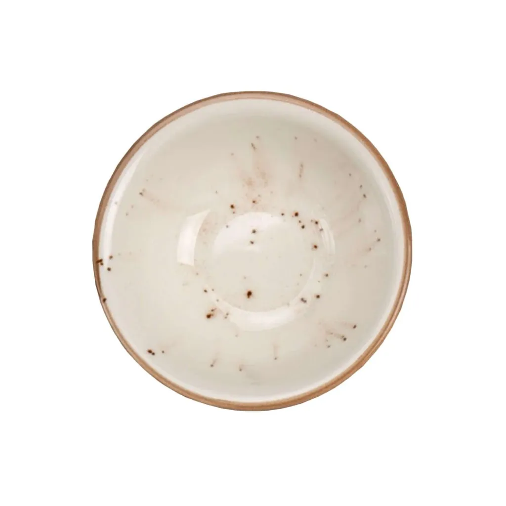 Porcelain Soup-Cereal Bowls Set of 4 Pebble Marble White 18cm