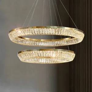 "Mansion High-end Crystal LED Chandeliers for Living Rooms, Bedrooms & Kitchens"