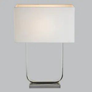 Reno Polished Nickel Table Lamp