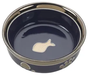 Ritz Copper Rim Cat Dish