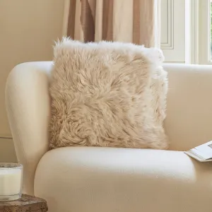 Sheepskin Cushion - Cream