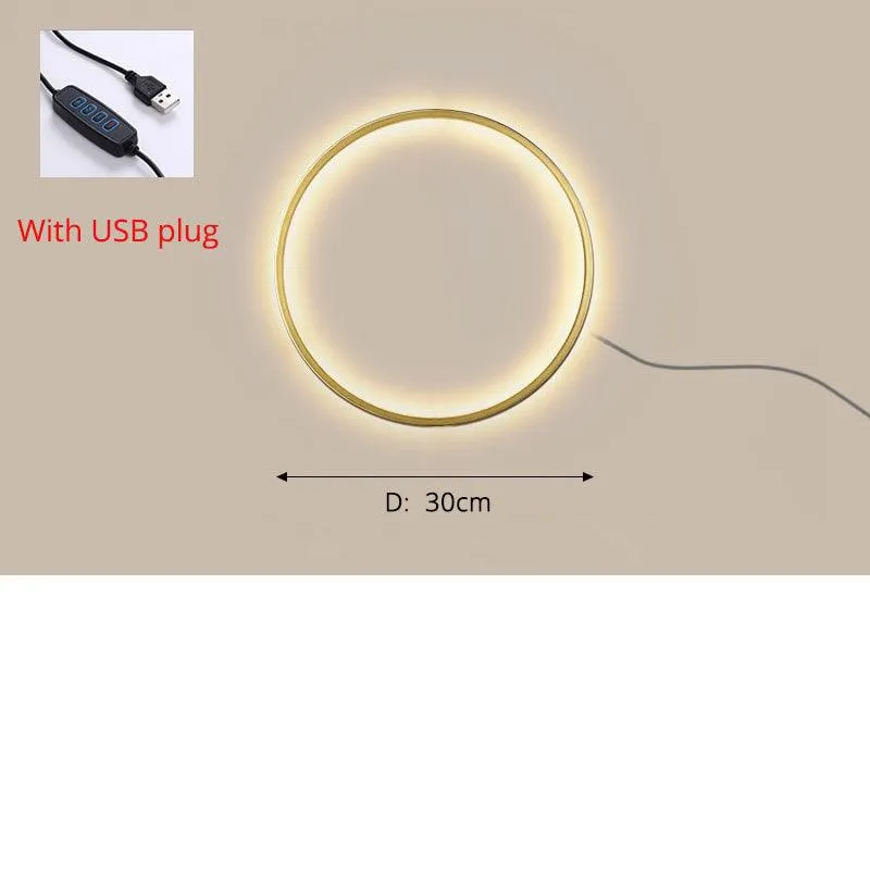 Simple Circle Decoration Lamps