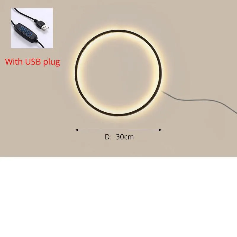 Simple Circle Decoration Lamps