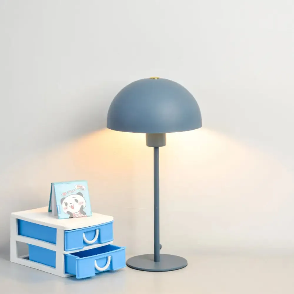 Sleek Macaron Umbrella Desk Lamp for Child's Bedroom