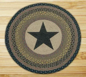 Star Round Patch Rug