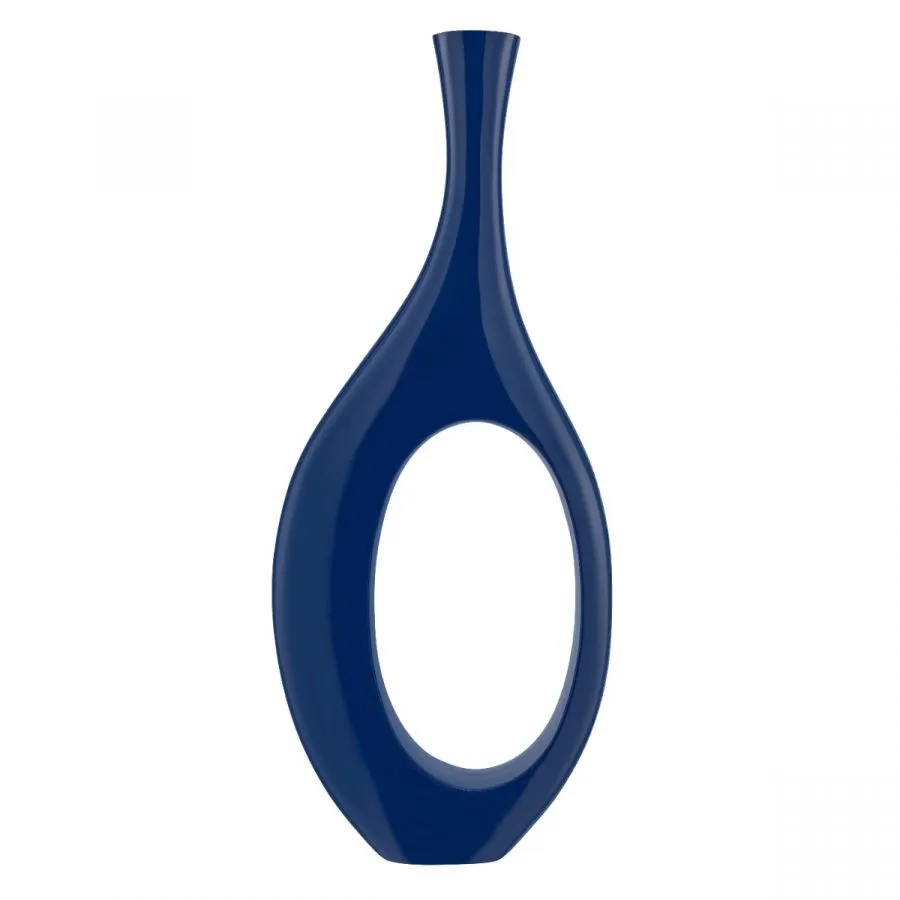 Trombone Vase - Large Blue 51" - Home Decor