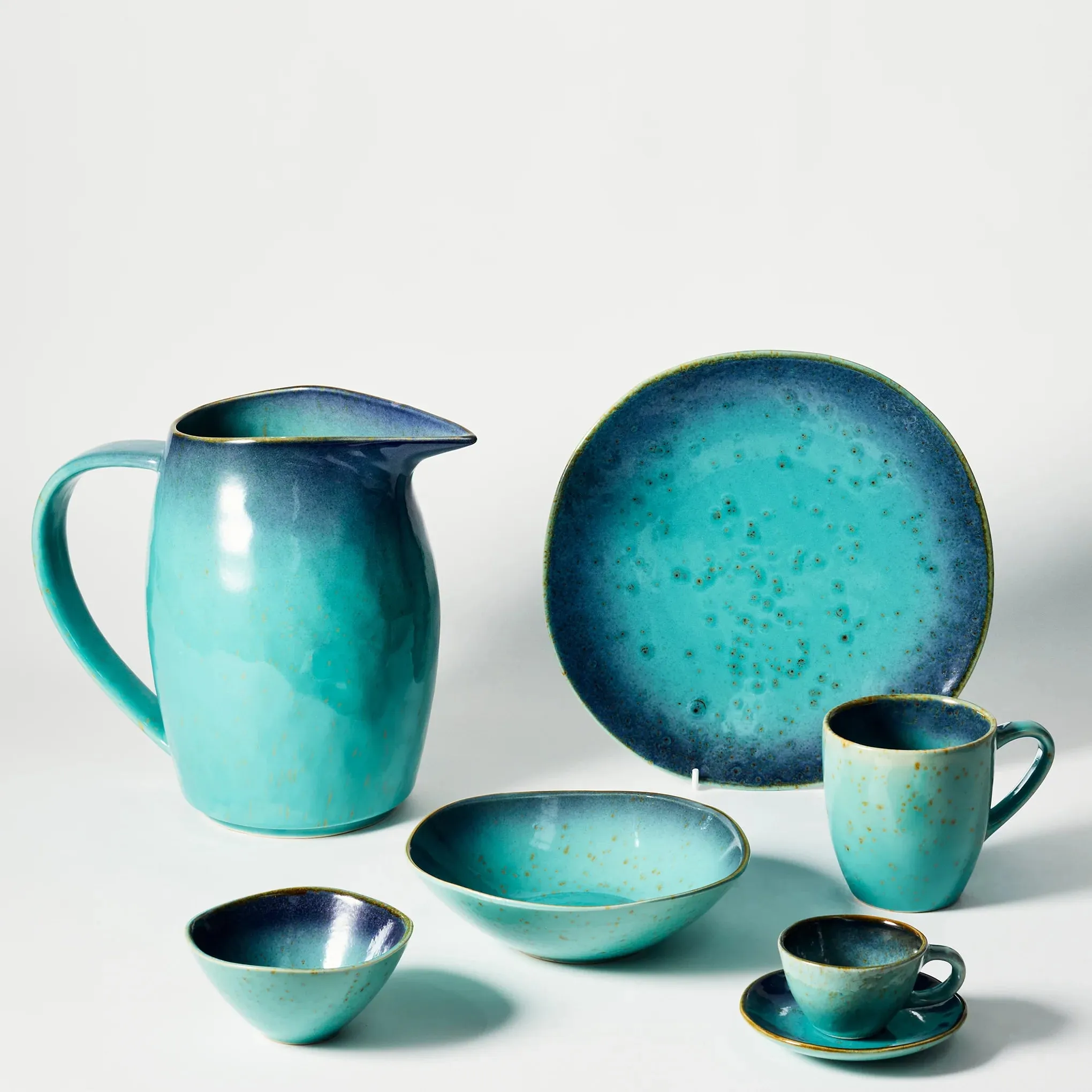 Turquoise Ceramic Bowls – Versatile and Stylish Nautical Serveware