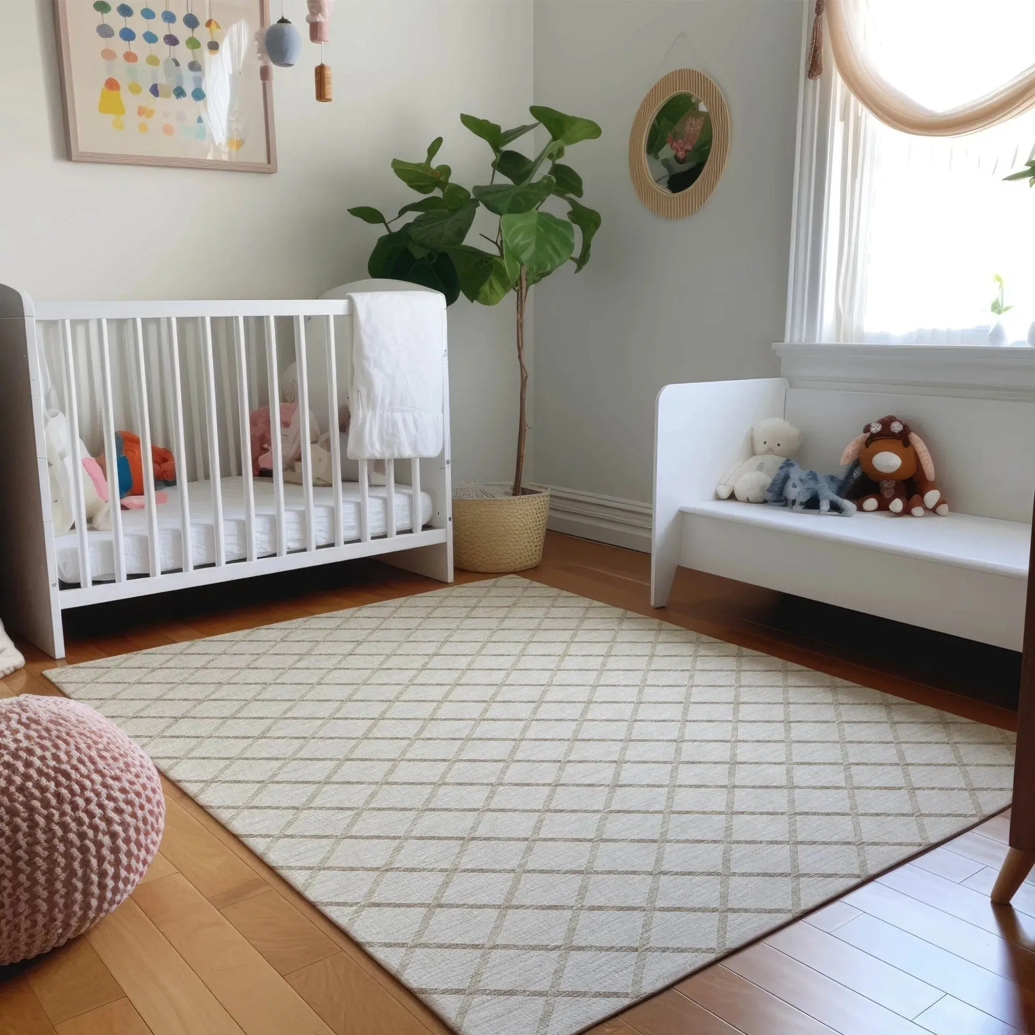 York YO1 Ivory Rug