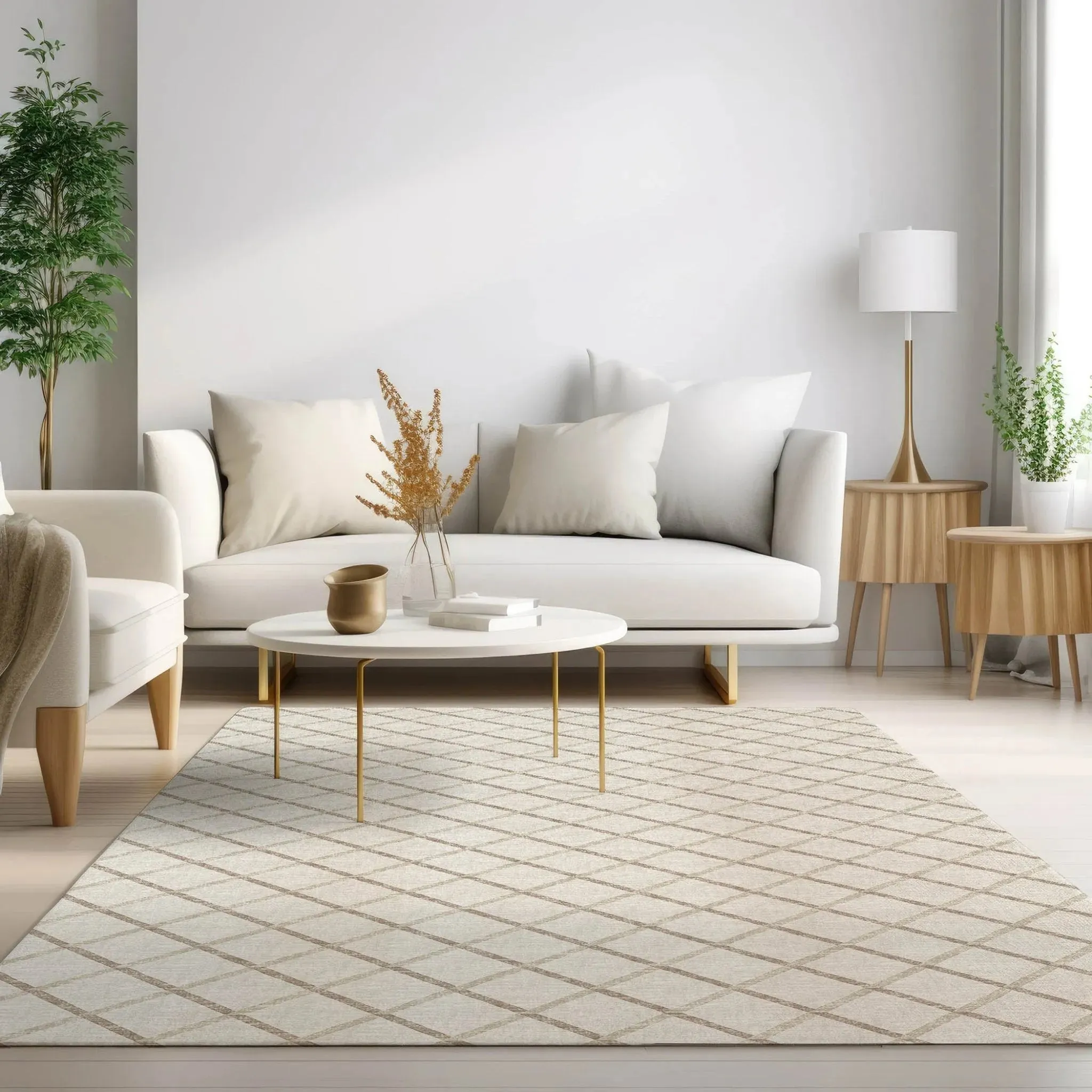 York YO1 Ivory Rug